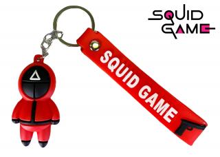 Klíčenka Squid Game (trojúhelník 2) Barva klíčenky: Červená