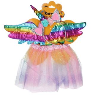 Kostým na karneval jednorožec barevný