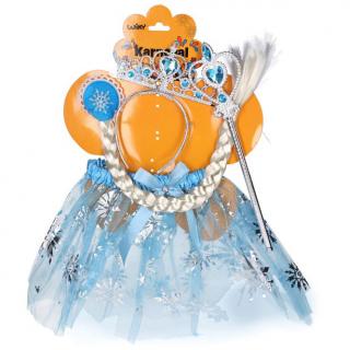 Kostým na karneval princezna světle modrá