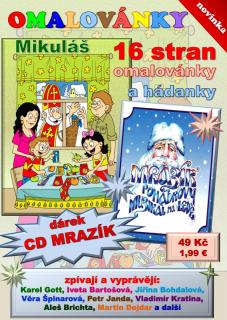 Omalovánky: Mikuláš + CD Mrazík (2008)