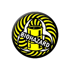 Placka Biohazard 25mm (207)