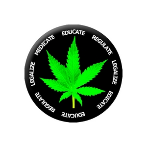 Placka Marihuana 25mm (169)