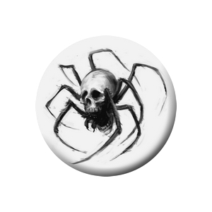 Placka Spider Skull 25mm (137)