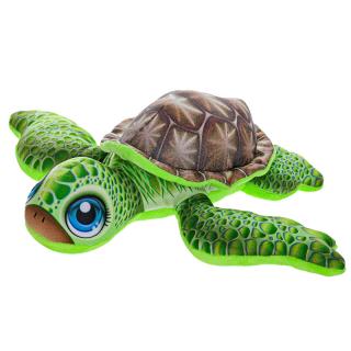 Plyšová želva 28 cm zelená