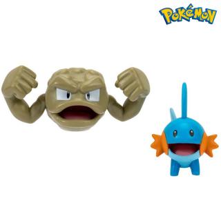 Pokémon Battle sběratelské figurky Mudkip a Geodude
