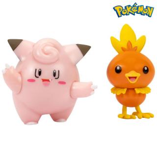 Pokémon Battle sběratelské figurky Torchic a Clefair