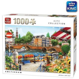 Puzzle Amsterdam 1 000 dílků