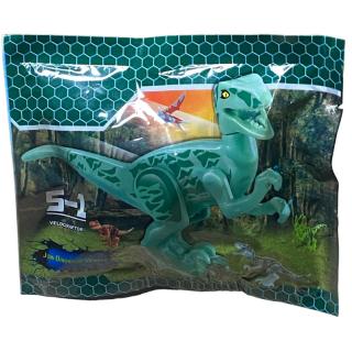 Skládací dinosaurus v sáčku Dinosaurus: Velociraptor
