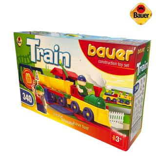 Stavebnice BAUER: Train Vláčky 340 dílků