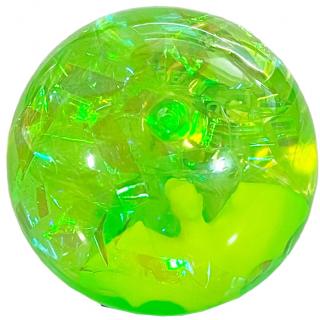Super Duper svítící skákající míček dino 6 cm Barva: Zelený
