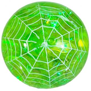 Super Duper svítící skákající míček pavučina 6 cm Barva: Zelený