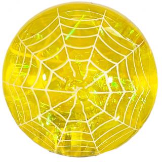 Super Duper svítící skákající míček pavučina 6 cm Barva: Žlutý