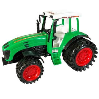Traktor na setrvačník 25 cm zelený