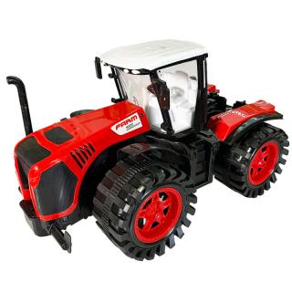 Traktor na setrvačník 40 cm červený