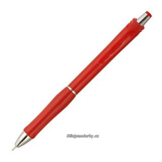 10 ks Kuličkové pero MICRO s mikrohrotem červené