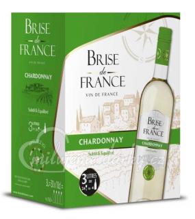 Brise de France Chardonnay 1x3l, bag in box