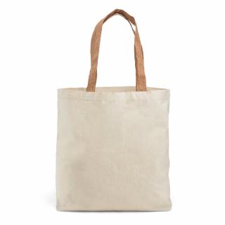 Ekologicky šetrná nákupní taška ze 100%bavlny a korku