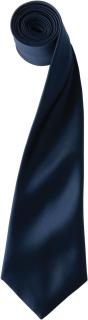 Jednoduchá saténová kravata, šířka 8,5cm, barva modrá, navy blue