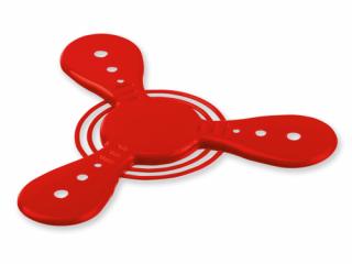 jednoduchý létající talíř červený - frisbee