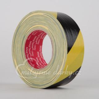 MAGTAPE UTILITY - Bezpečnostní výstražná GAFFA TAPE černo-žluté pruhy