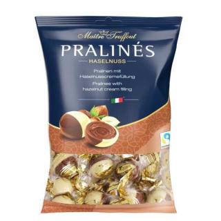 Maitre Truffout Pralinky duo s krémovou náplní z lískových oříšků 125g