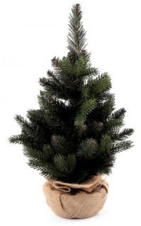 Malý umělý vánoční stromek nezdobený, 45 cm