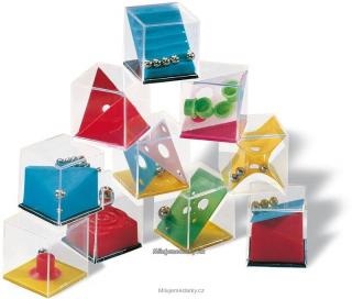 Puzzle - hlavolam v plexi kostce, balení 24 ks