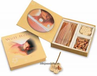 Relaxační CD Hluboký spánek a aromatická sada svíček v dárkovém balení