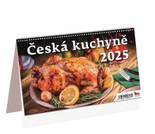 Stolní týdenní kalendář ČESKÁ KUCHYNĚ, 2025