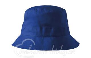 Středně modrý plátěný klobouk classic