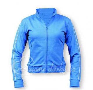 stylová dámská mikina terry jacket modrá - SX (výprodej kolekce - zboží za akční cenu)