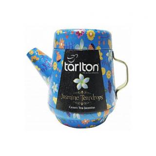 Tarlton Tea Pot Jasmine Teardrops Green Tea plechová dóza 100g