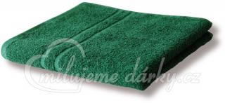 tmavě zelený froté ručník LUXURY, gramáž 400 g/m2