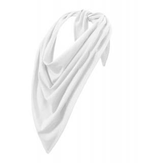 Trojcípý sportovní žerzejový šátek, bílý