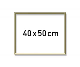Hliníkový rám 40x50cm zlatý (Malování podle čísel - Schipper)