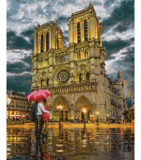 Katedrála Notre-Dame v Paříži (40 x 50 cm) (Malování podle čísel - Schipper)