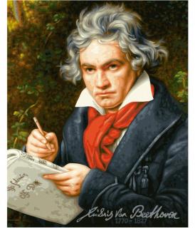 Ludwig van Beethoven (40 x 50 cm) (Malování podle čísel - Schipper)