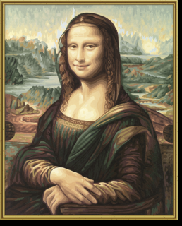 Mona Lisa (40 x 50 cm) (Malování podle čísel - Schipper)