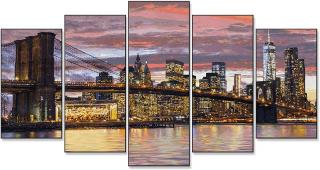New York za úsvitu (72 x 132 cm) (Malování podle čísel - Schipper)