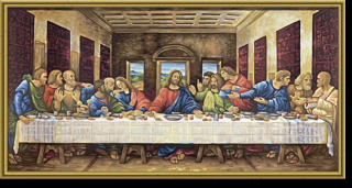 Poslední večeře (40 x 80 cm) (Malování podle čísel - Schipper)