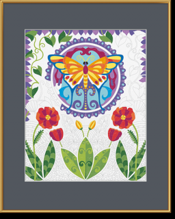 Relax &amp; Color - Motýl (24 x 30 cm)