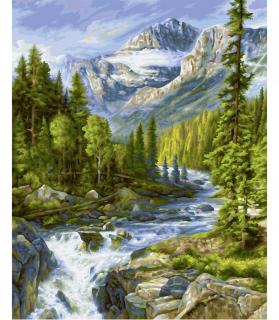 Rocky Mountains (40 x 50 cm) (Malování podle čísel - Schipper)