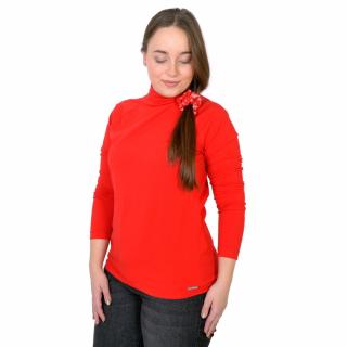 Tričko se stojáčkem TAMARA / červená (Tričko se stojáčkem TAMARA / červená)