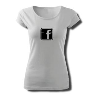 Tričko dámské s potiskem facebook