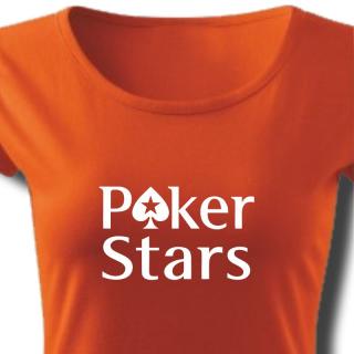 Tričko dámské s potiskem POKER STARS