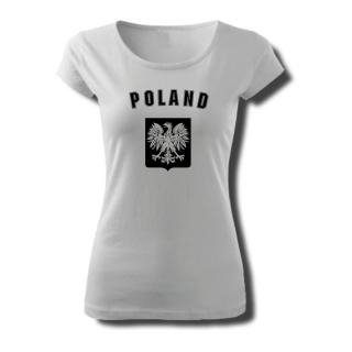 Tričko dámské s potiskem POLAND