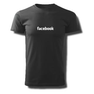 Tričko pánské s potiskem facebook