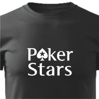 Tričko pánské s potiskem POKER STARS