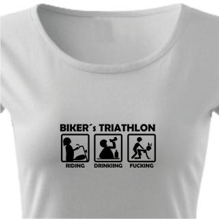 Tricko tričko s potiskem  Biker´s Triathlon