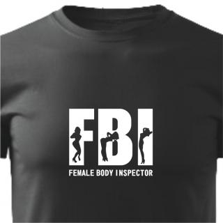 Tričko triko pánské s potiskem FBI